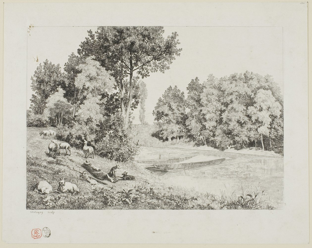 View Taken at Bas-Meudon by Charles Francois Daubigny