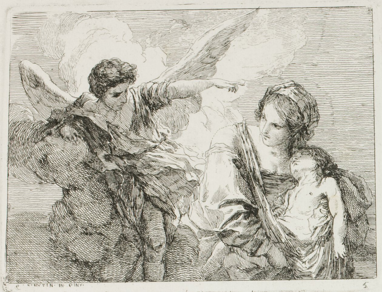 Hagar by Charles Francois Hutin