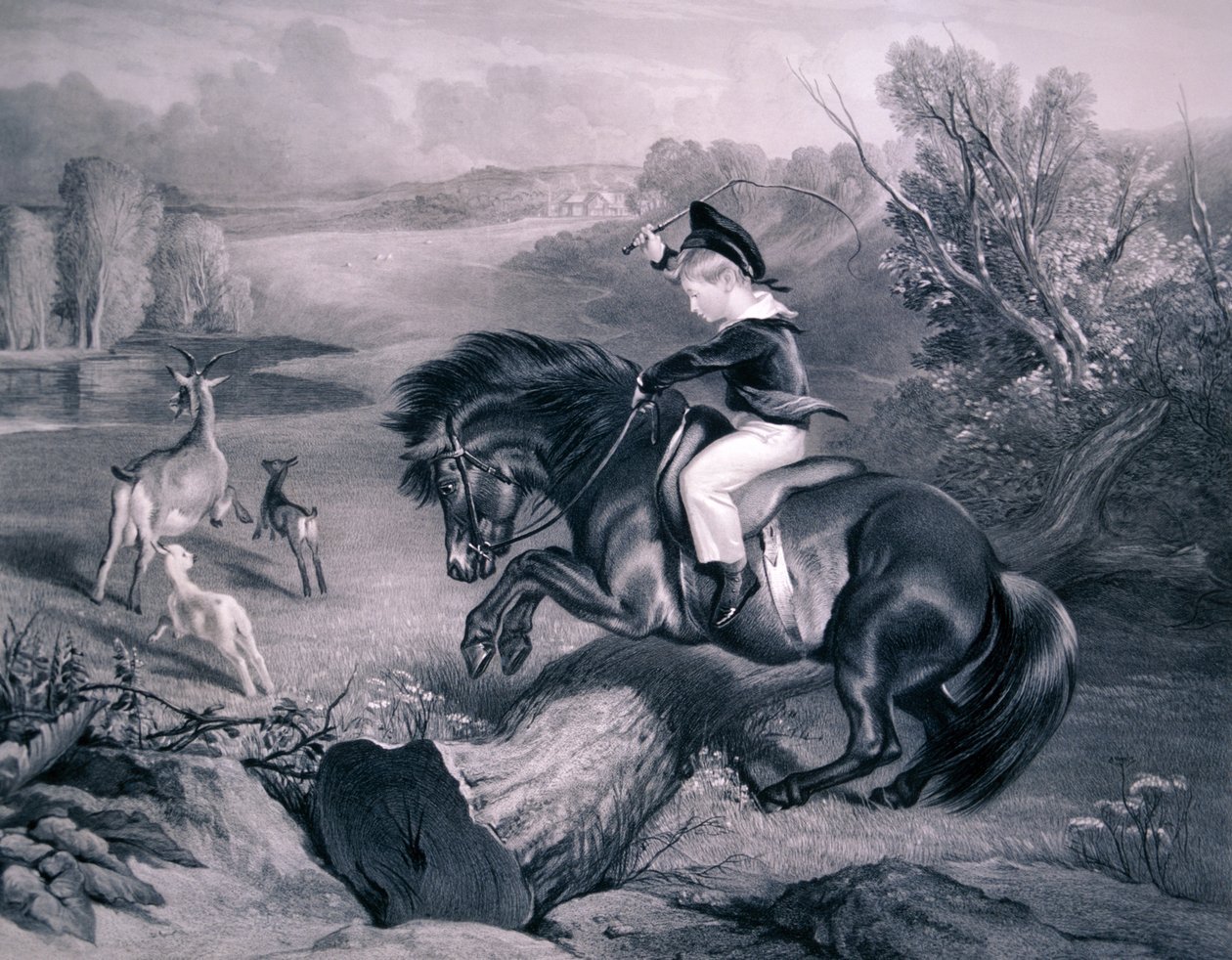 The First Leap by Charles George Lewis