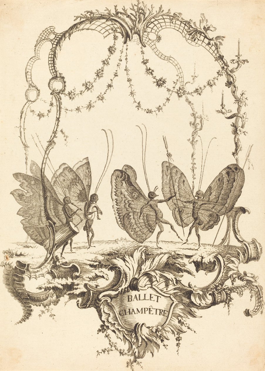 Rustic Ballet by Charles Germain de Saint Aubin