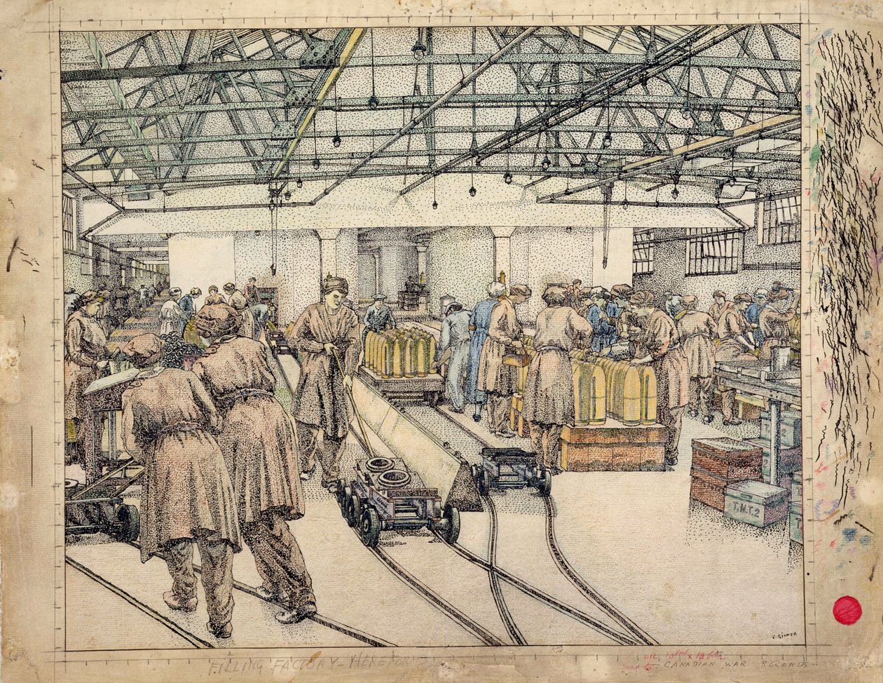 The Filling Factory, Hereford by Charles Ginner