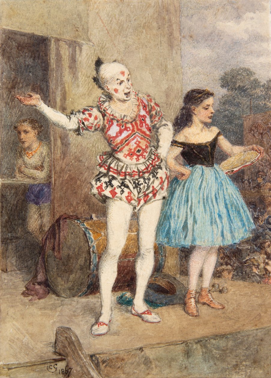 Performing at the Fair by Charles Green