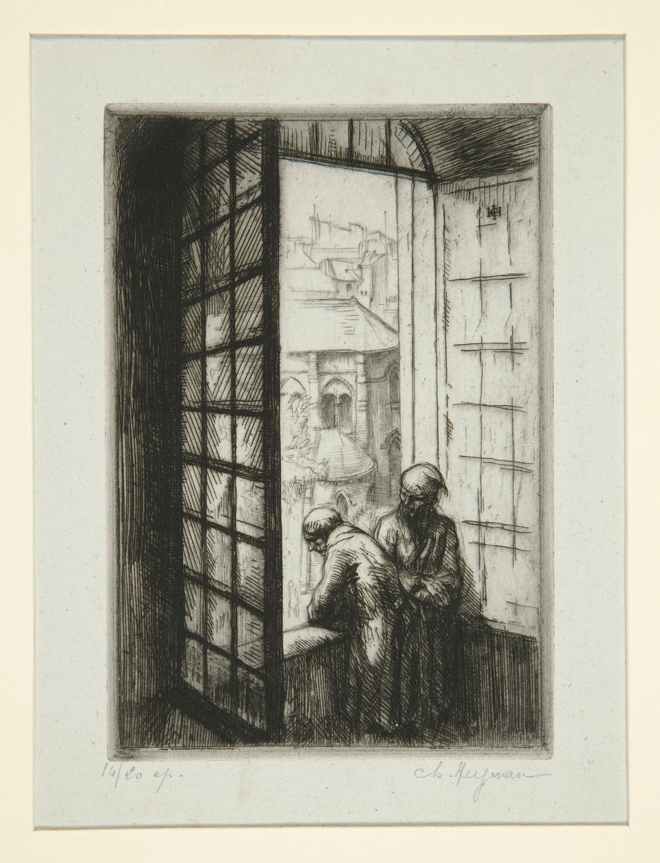 A Window of the Old Hôtel-Dieu by Charles Heyman