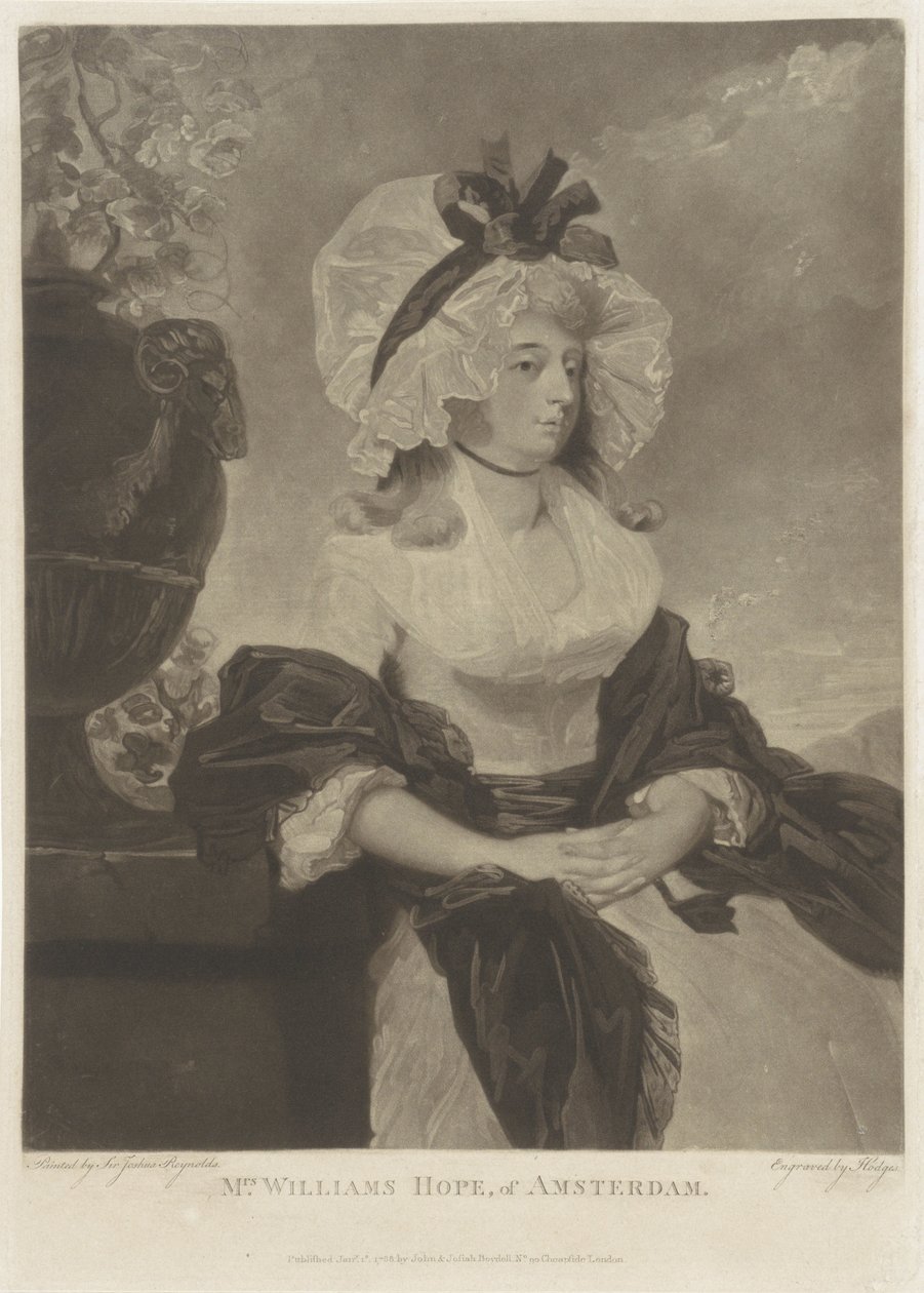 Portrait of Anne Goddard-Williams Hope by Charles Howard Hodges
