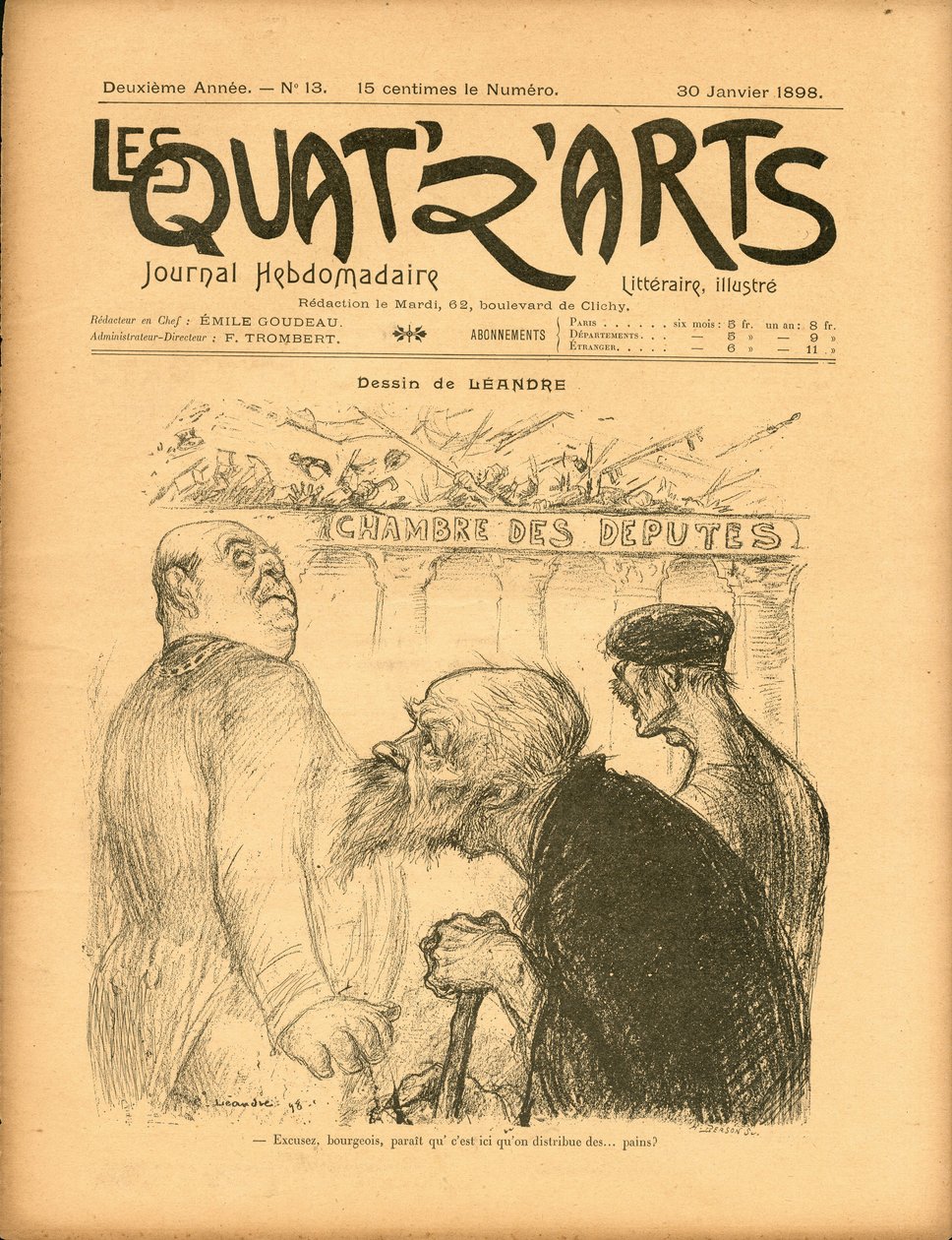 The Four Arts by Charles Leandre