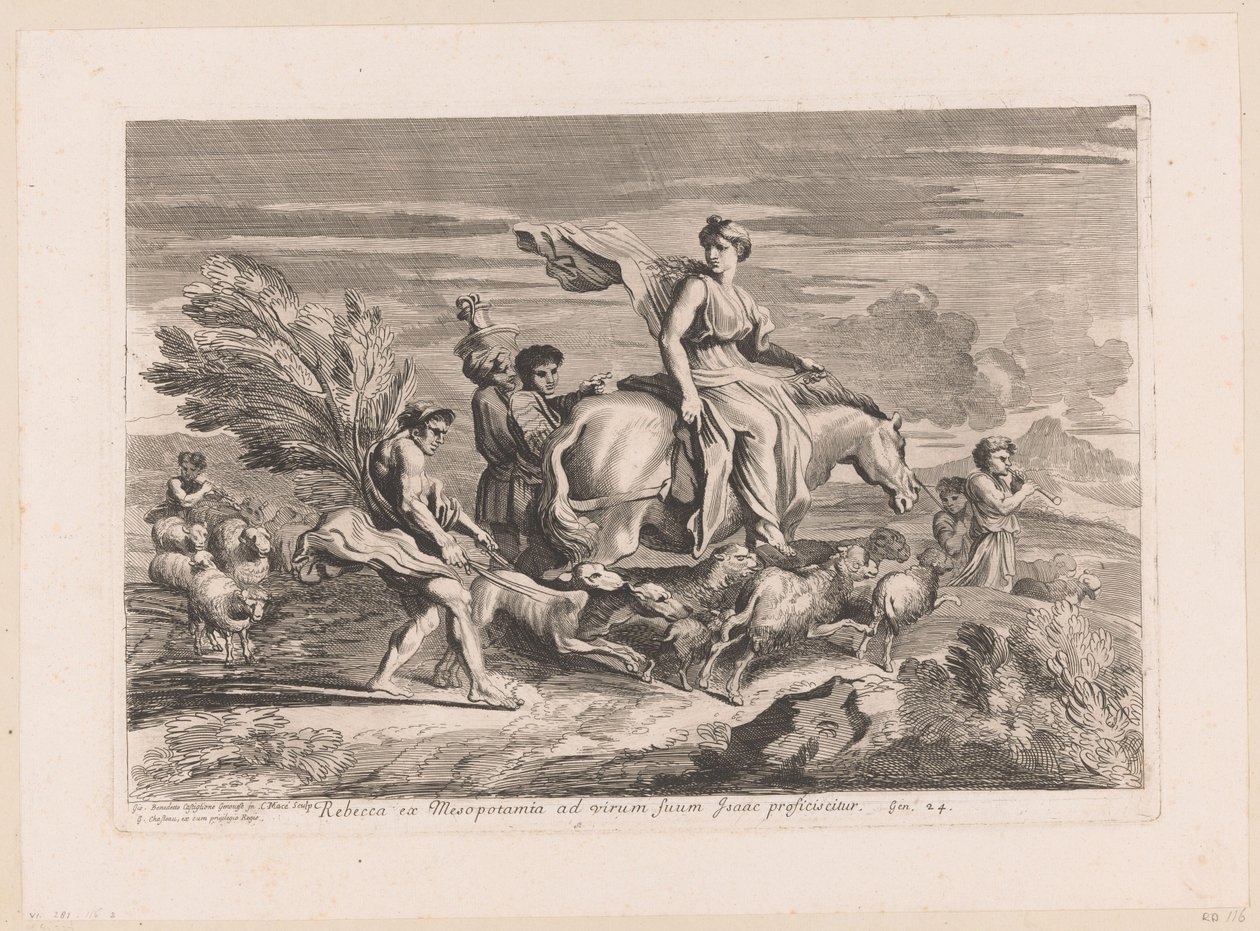Rebecca Leaving Mesopotamia by Charles Macé