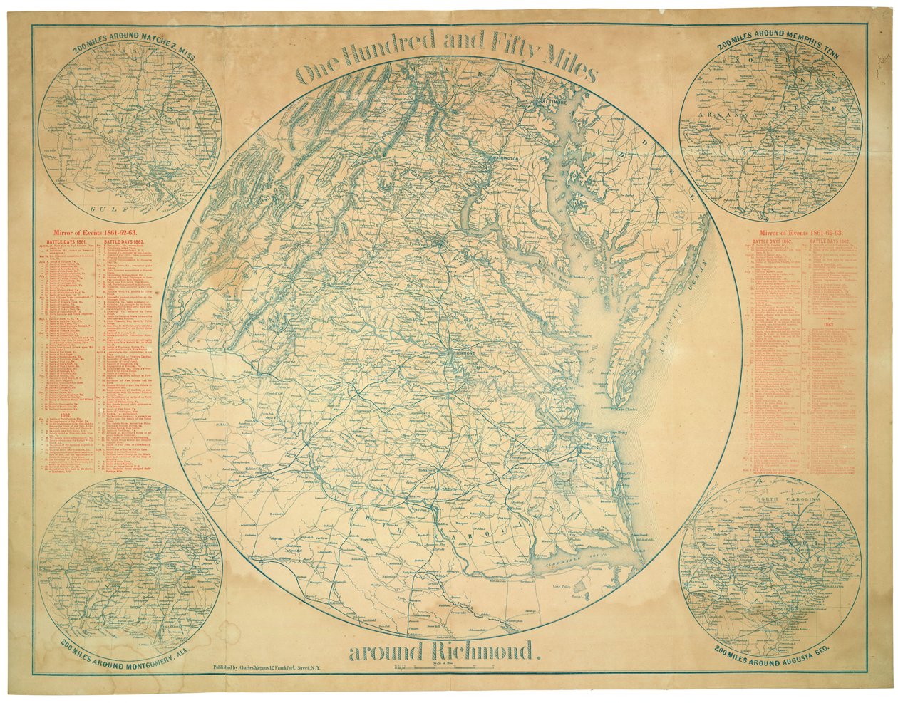 One Hundred and Fifty Miles Around Richmond by Charles Magnus