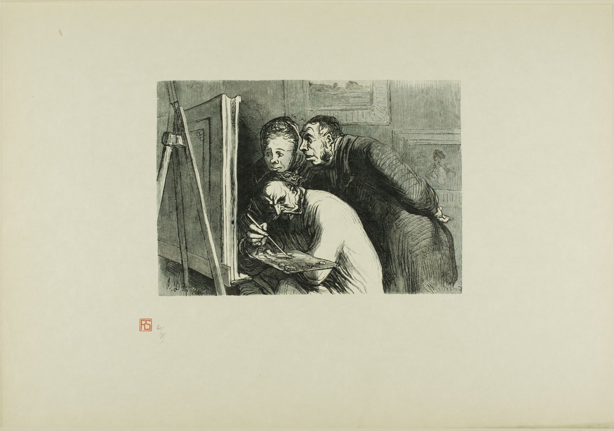 Painter and the Bourgeois by Charles Maurand