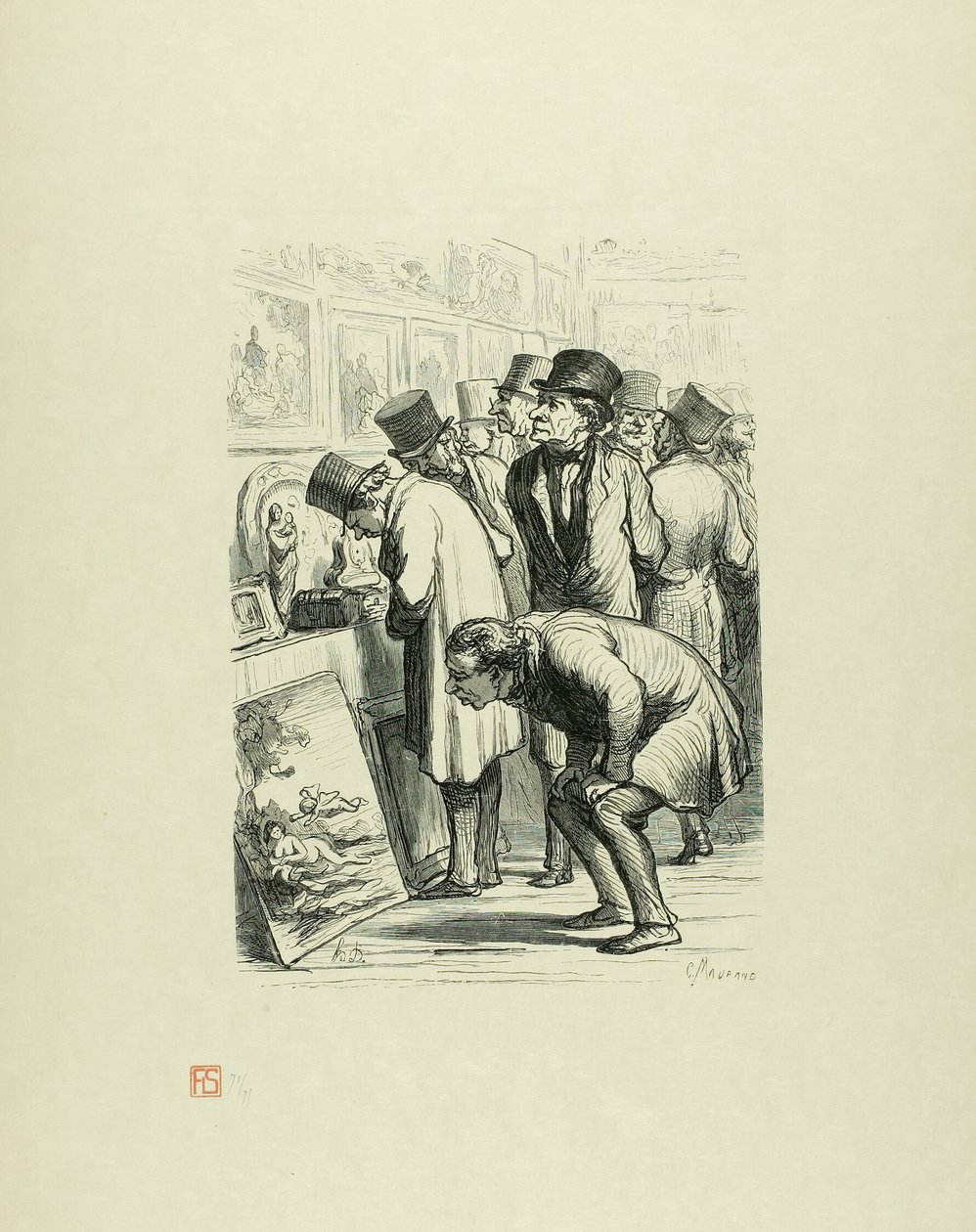 Preview at the Auction House Drouot by Charles Maurand