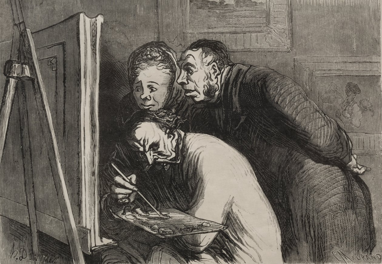 The Painters and the Bourgeois by Charles Maurand