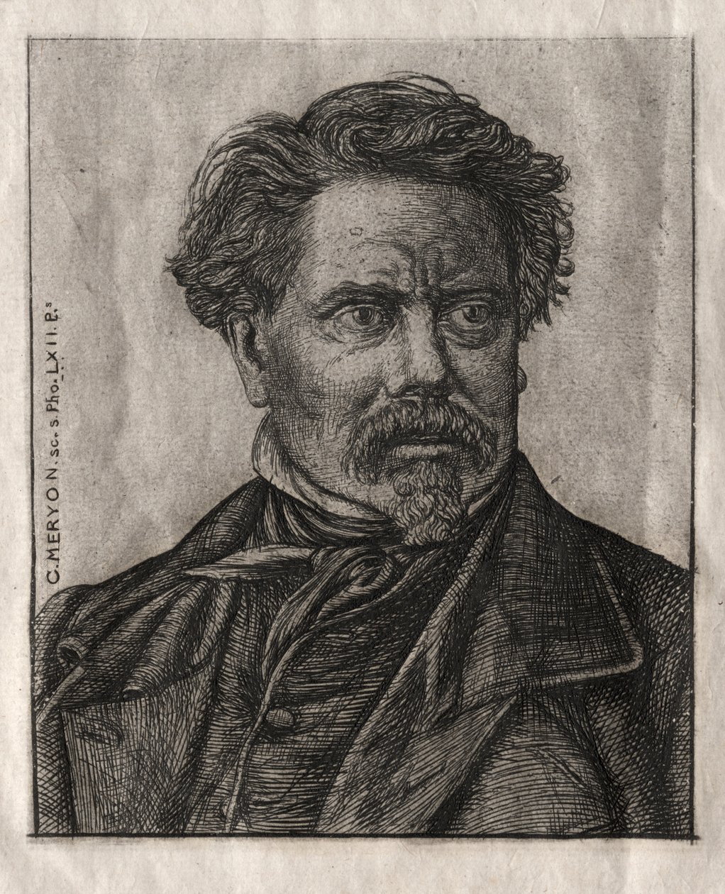 Benjamin Fillon, Man of Letters by Charles Meryon