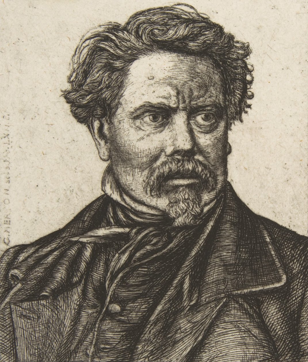 Benjamin Fillon, after a photograph by Charles Meryon