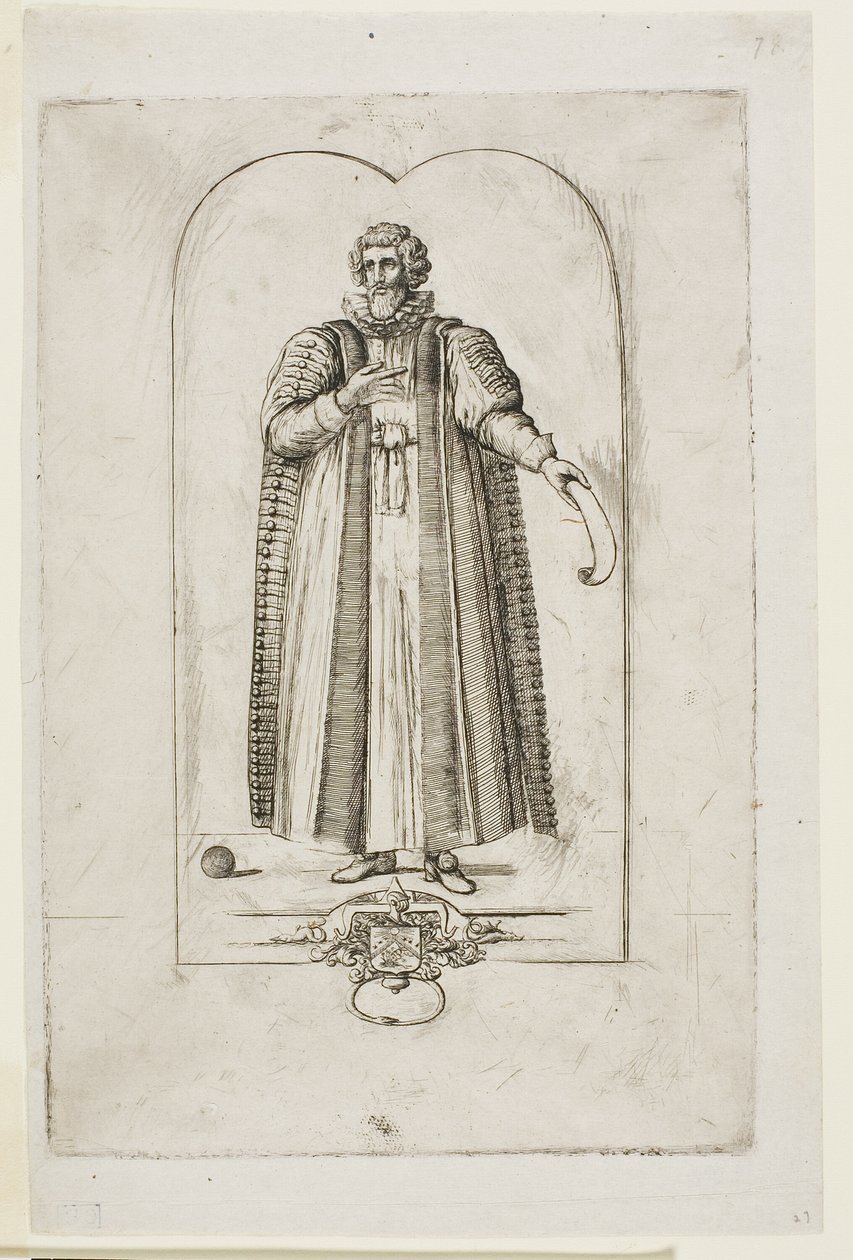 Portrait of François Viète by Charles Meryon