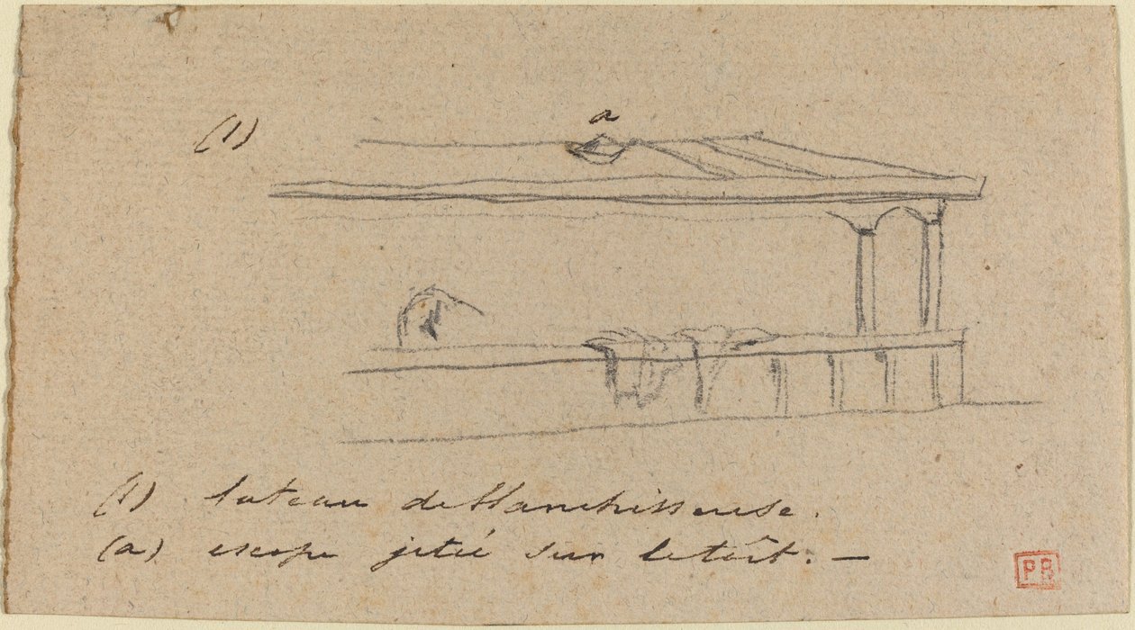 Study for "Le Petit Pont" by Charles Meryon