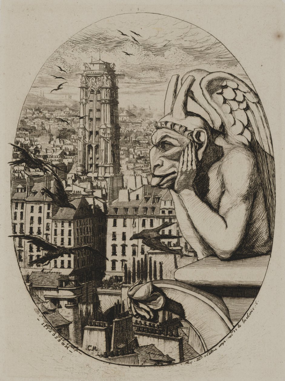 The Gargoyle by Charles Meryon