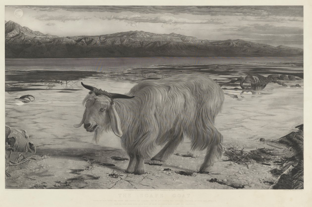 The Scapegoat by Charles Mottram after William Holman Hunt