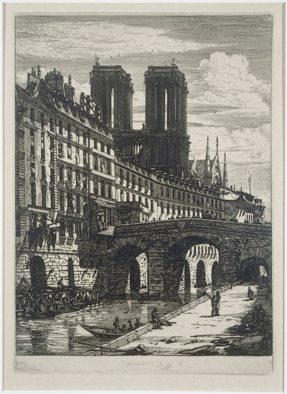 The Little Bridge by Charles Meryon