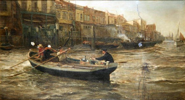 Home at Last! by Charles Napier Hemy