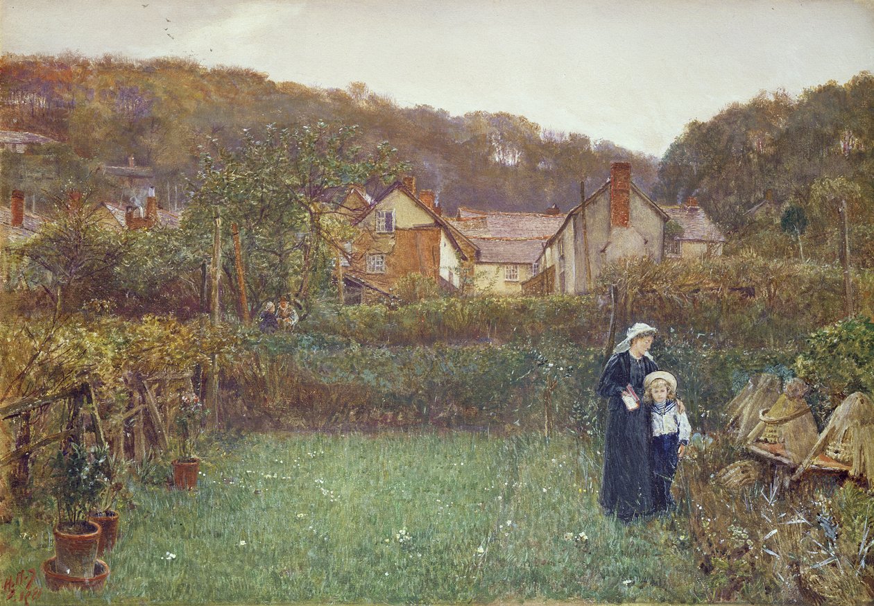 Telling the Bees by Charles Napier Hemy