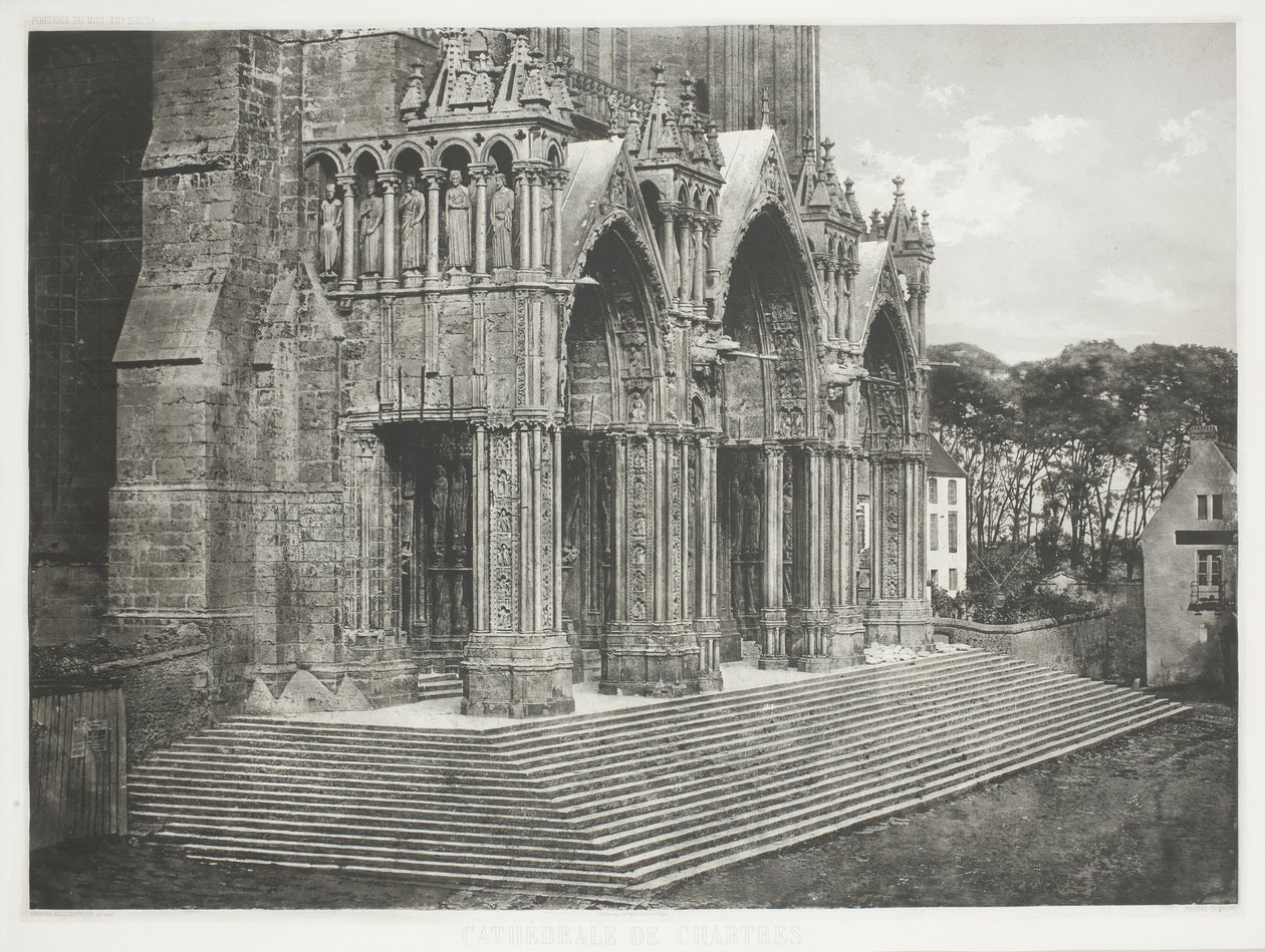 Cathedral of Chartres by Charles Nègre