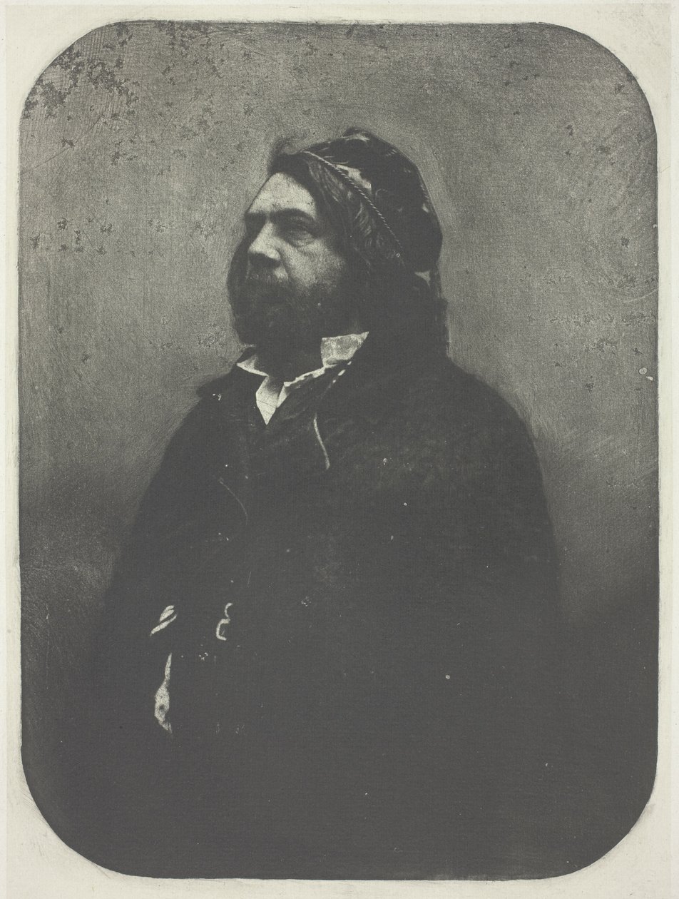 Portrait of Theophile Gautier after Nadar by Charles Nègre