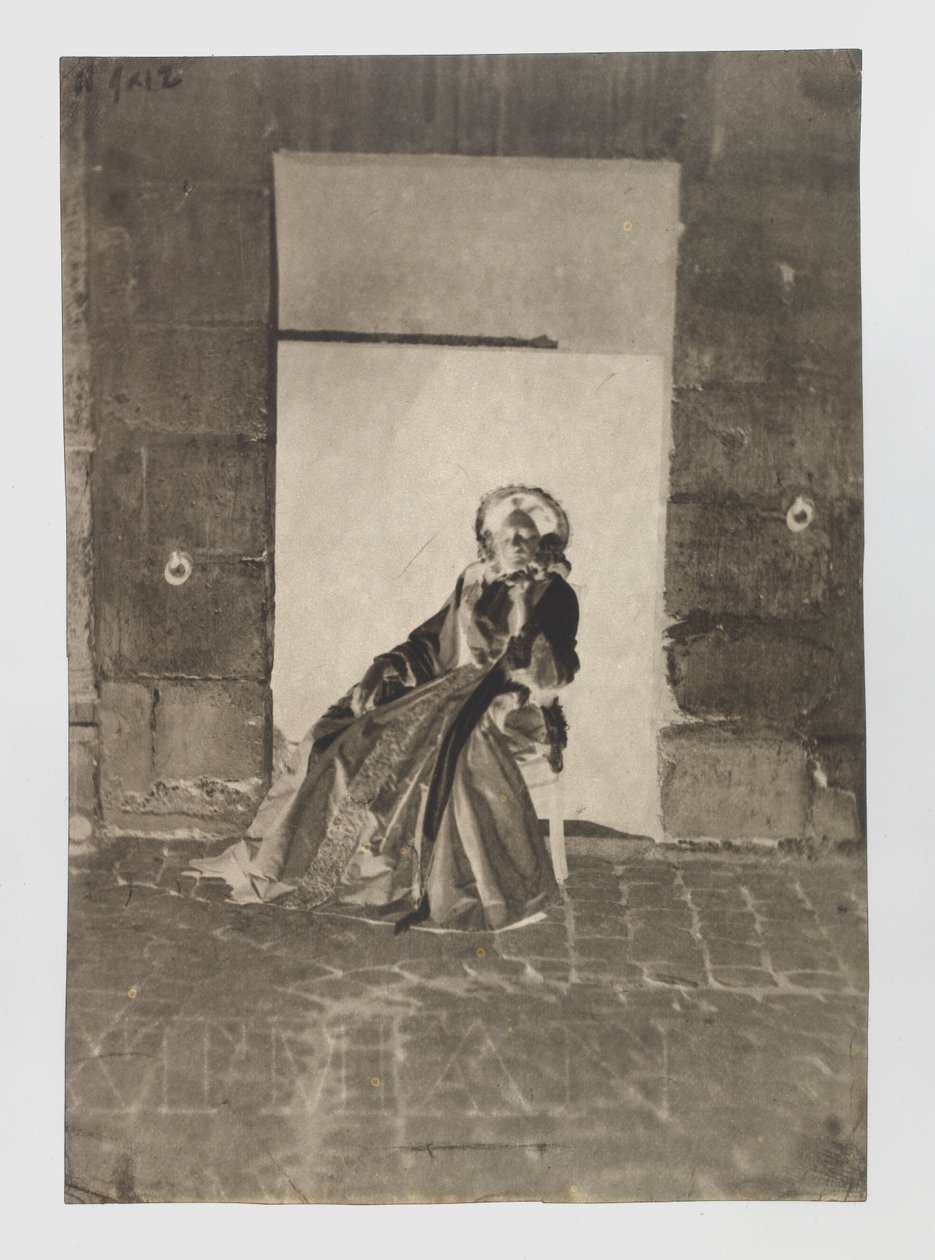 Portrait of an Unknown Seated Woman by Charles Nègre