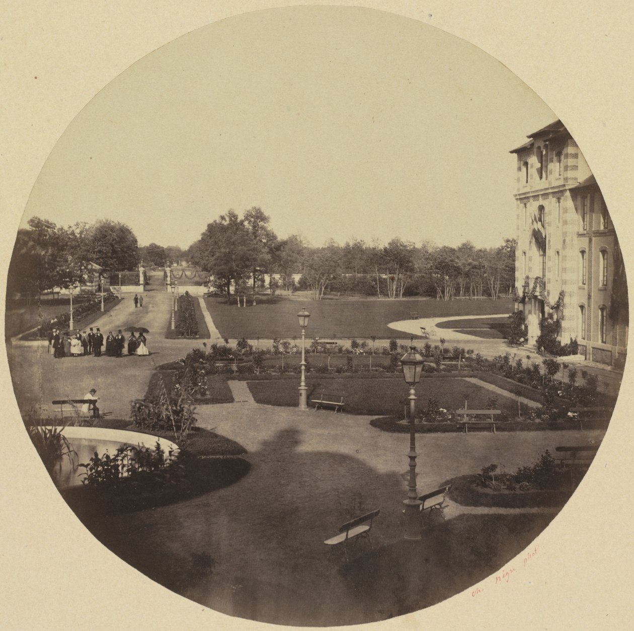 The Asylum at Vincennes by Charles Nègre