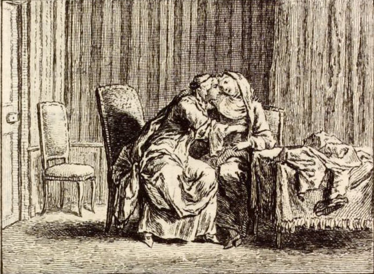 The Seamstress by Charles Nicolas Cochin