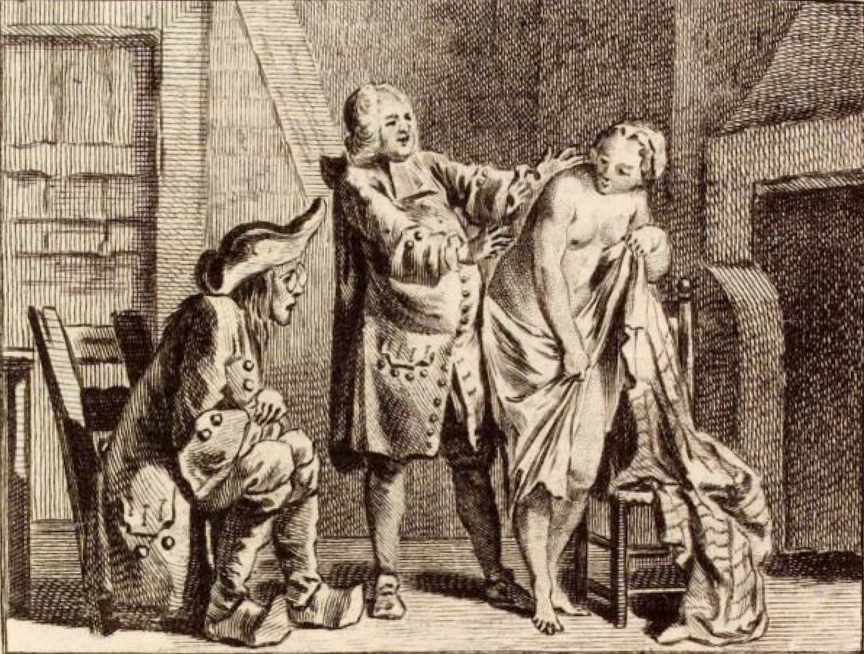 The Mare of Compère Pierre by Charles Nicolas Cochin