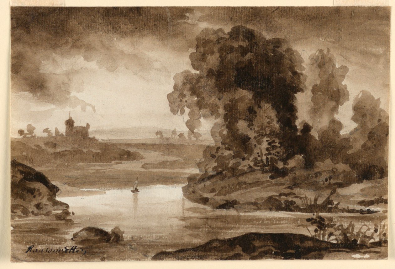 A Landscape by Charles Nicolas Ransonnette