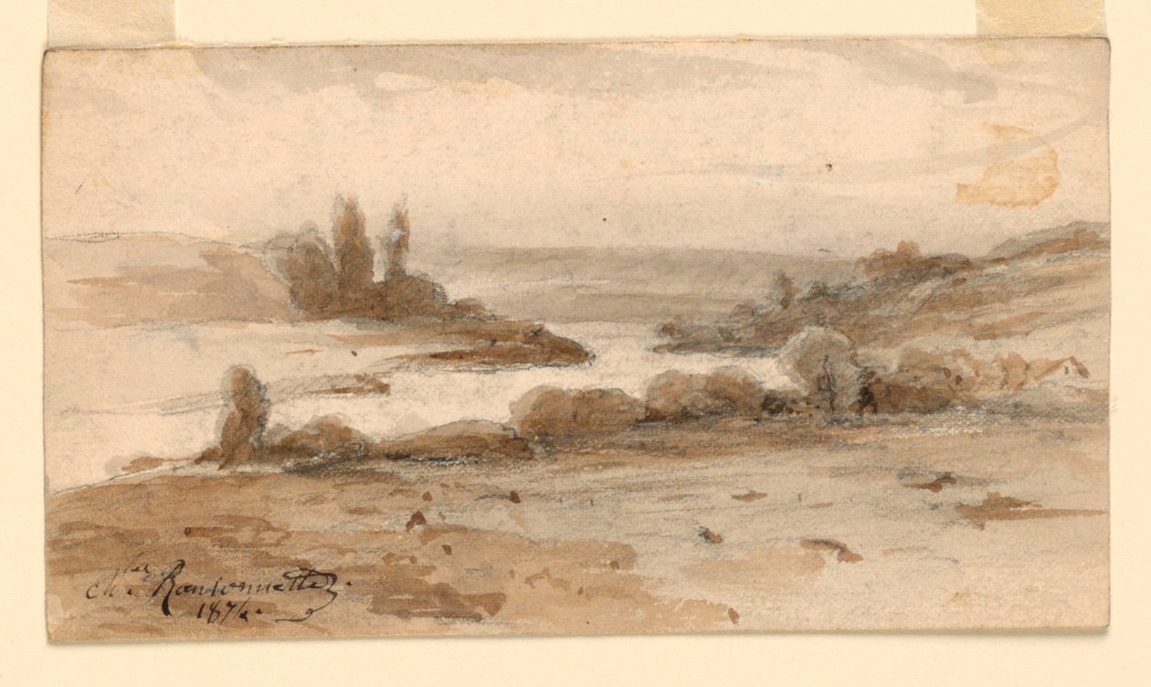 A Landscape by Charles Nicolas Ransonnette