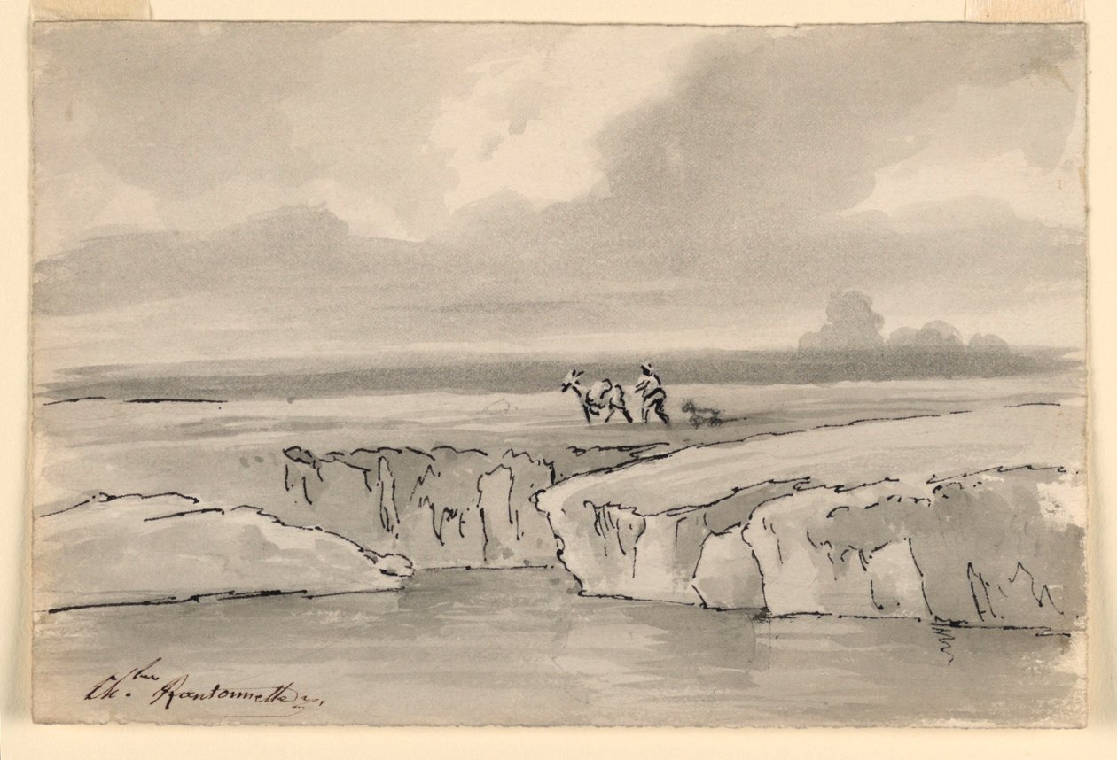 Landscape by Charles Nicolas Ransonnette