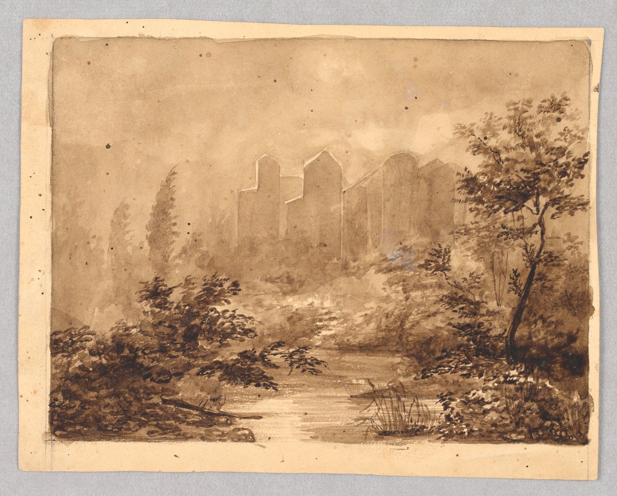 Landscape by Charles Nicolas Ransonnette