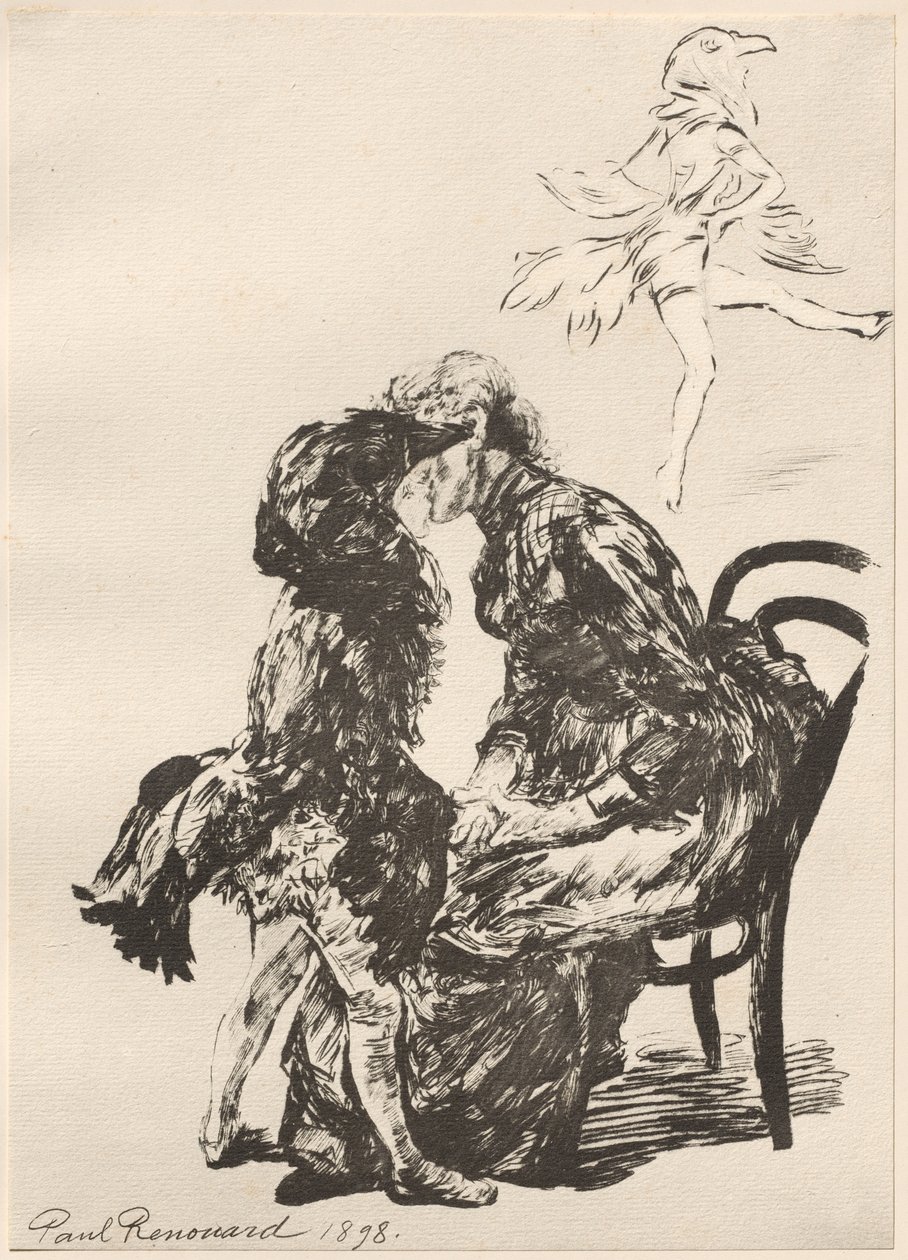 Before the Ballet by Charles Paul Renouard