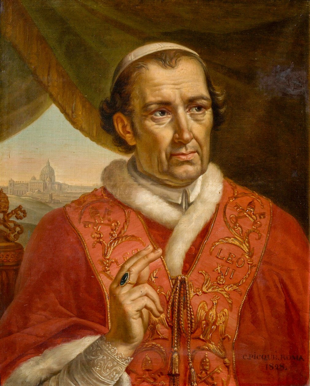Portrait of Pope Leo XII by Charles Picqué