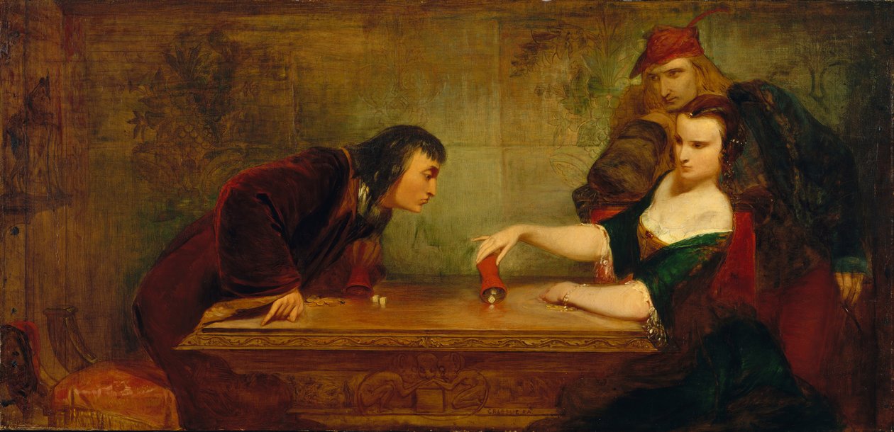 The Last Throw by Charles Robert Leslie