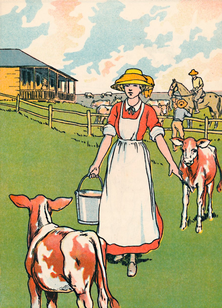An Australian Dairy Farm by Charles Robinson