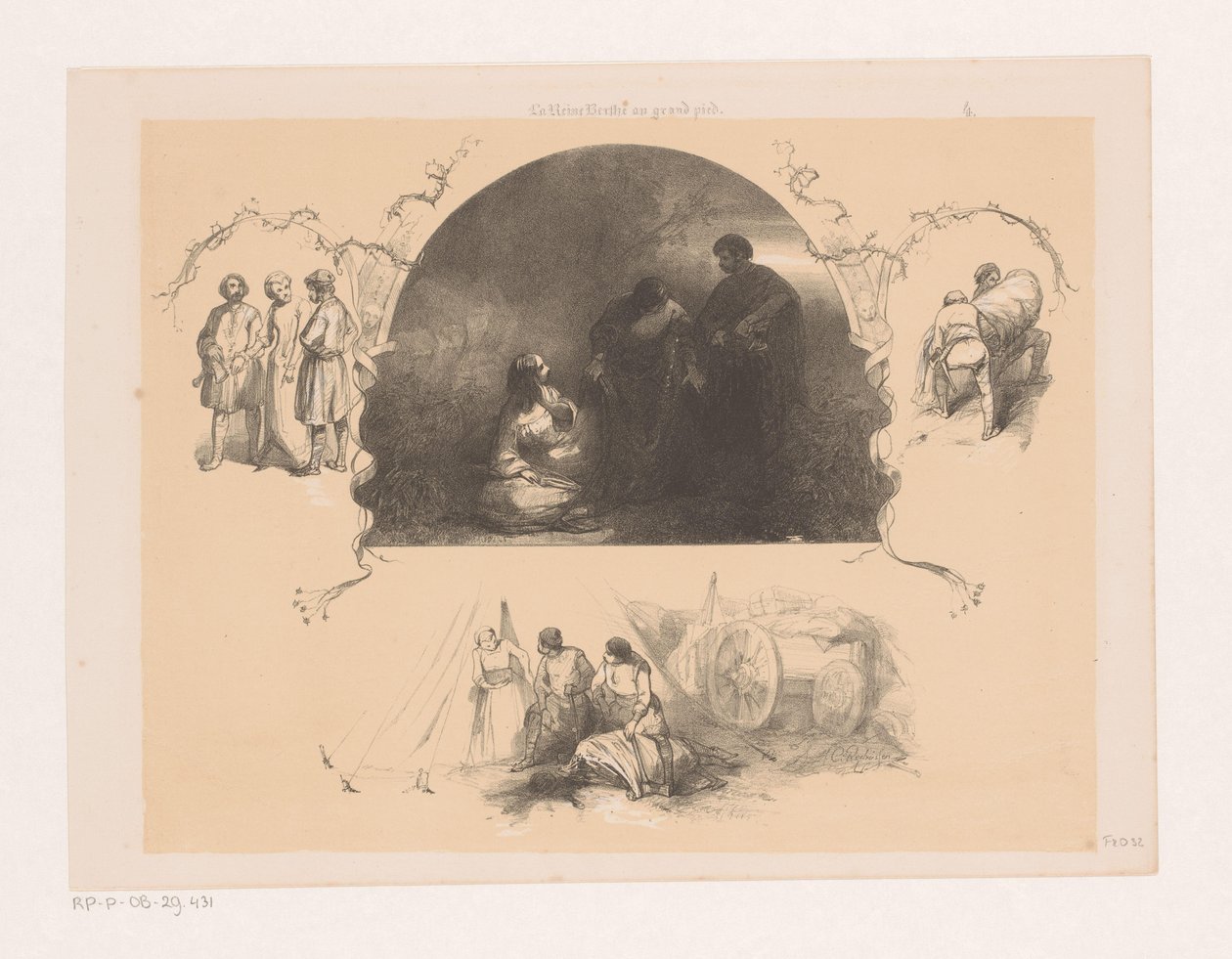 Men and Reclining Woman by Charles Rochussen