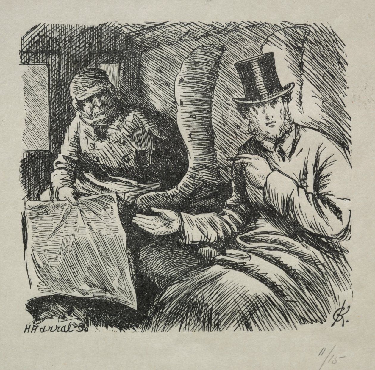 Smoking Strictly Prohibited by Charles Samuel Keene