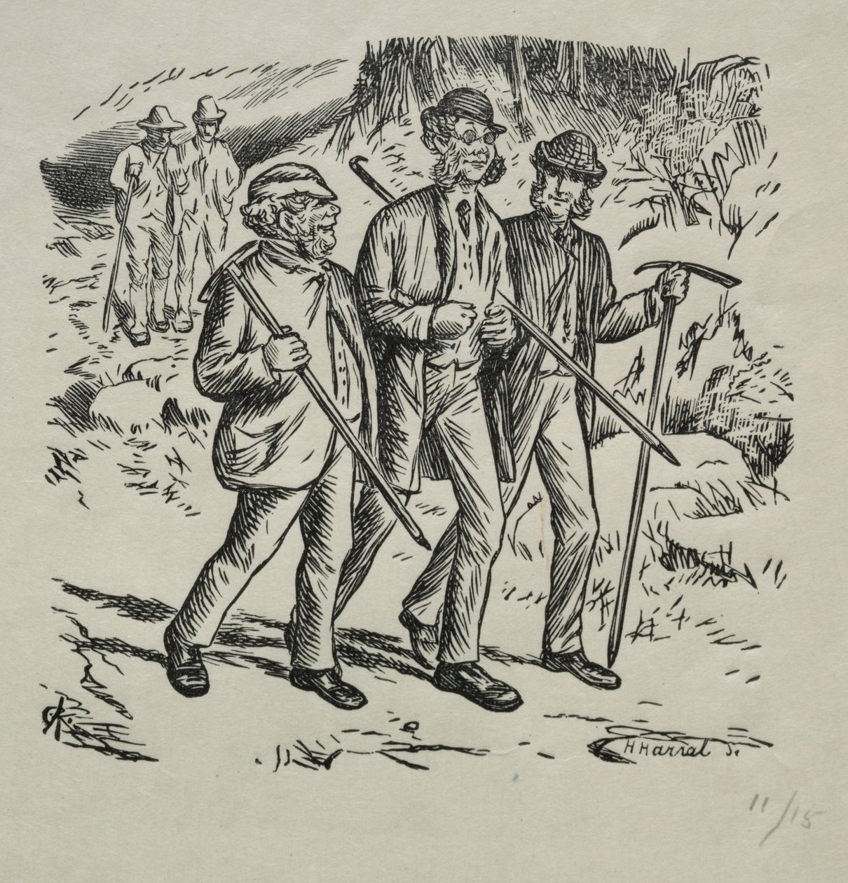 The Three Names by Charles Samuel Keene