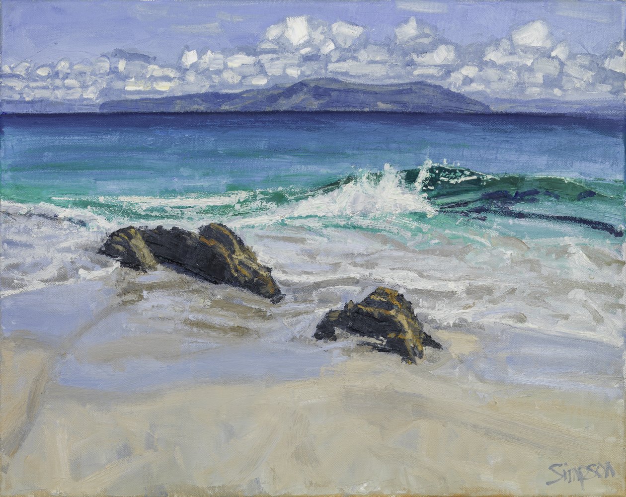 Breaking Wave, 2016 by Charles Simpson