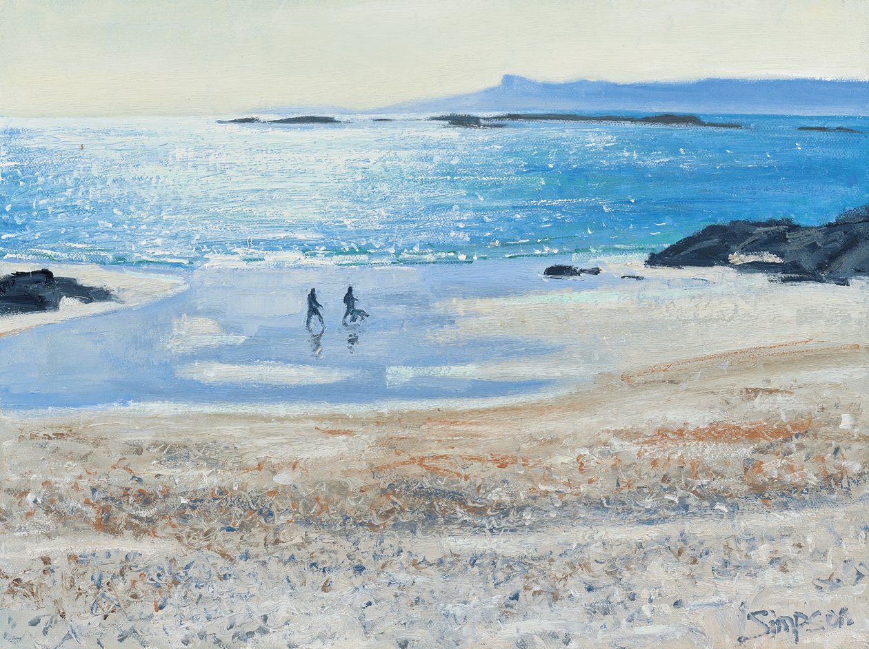 Crossing the Beach, 2014 by Charles Simpson
