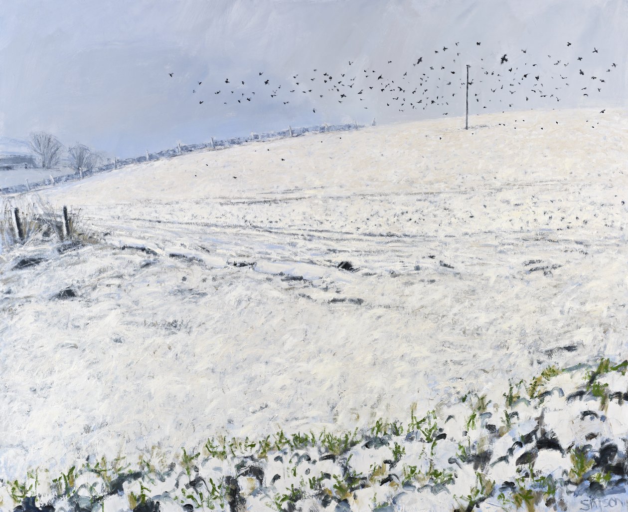 Winter Crows, 2012 by Charles Simpson