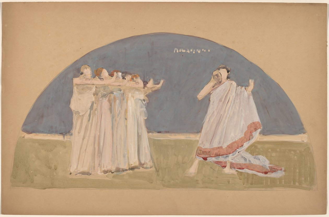 Study for a Lunette by Charles Sprague Pearce