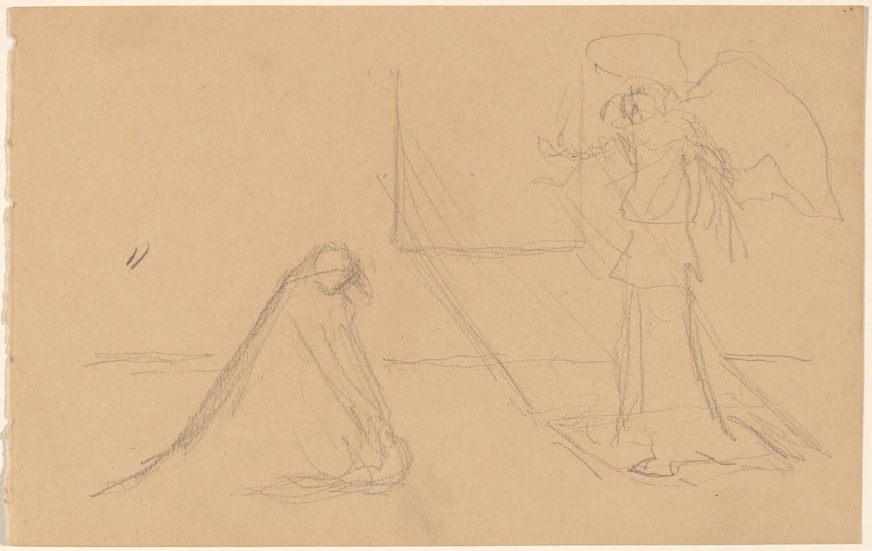 Study of Figures by Charles Sprague Pearce