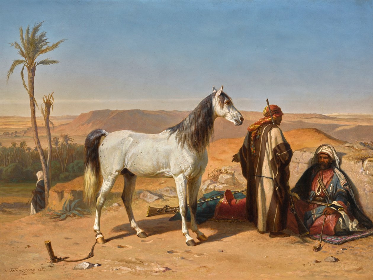 An Arabian in the Desert by Charles Tschaggeny