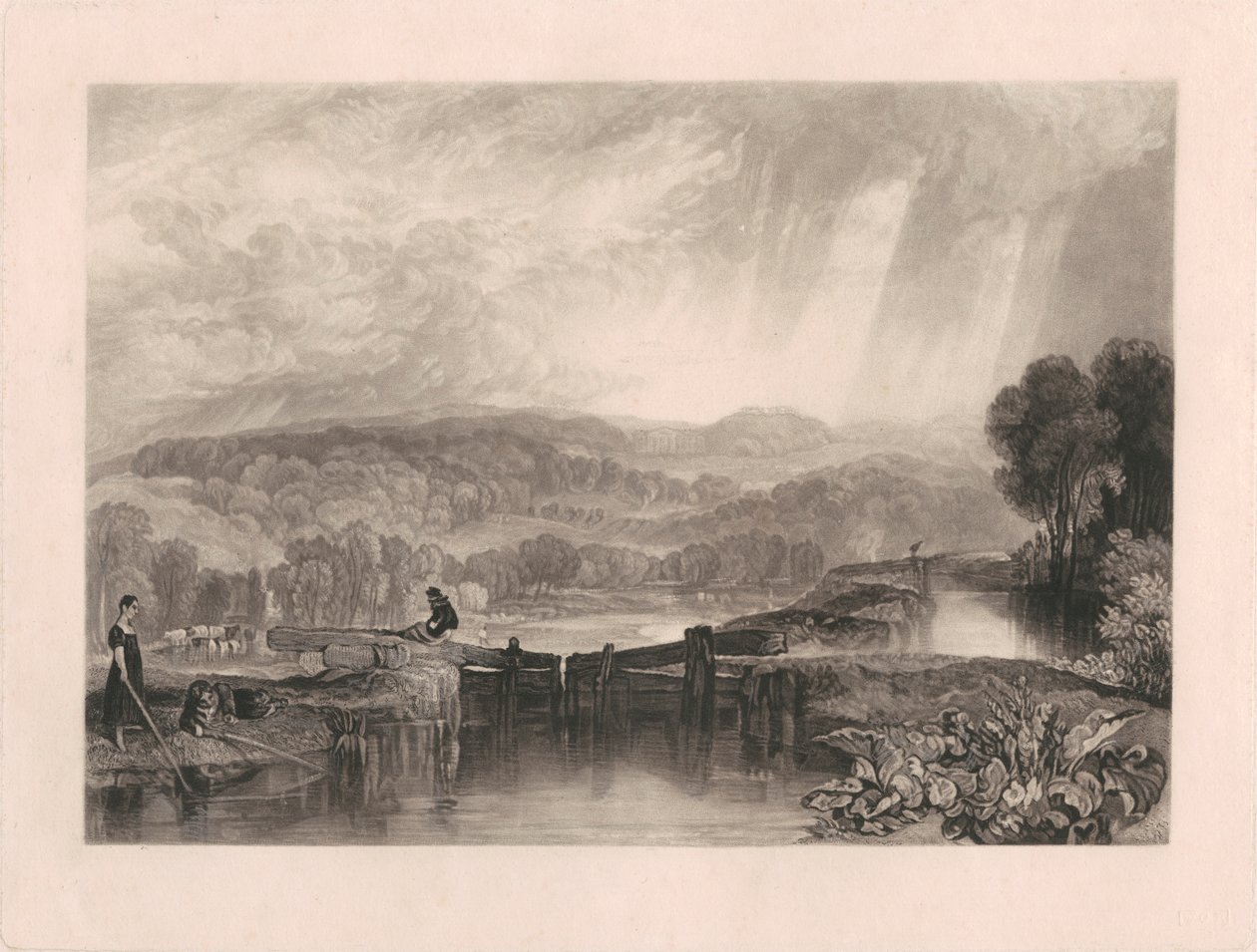 More Park from Rivers of England by Charles Turner
