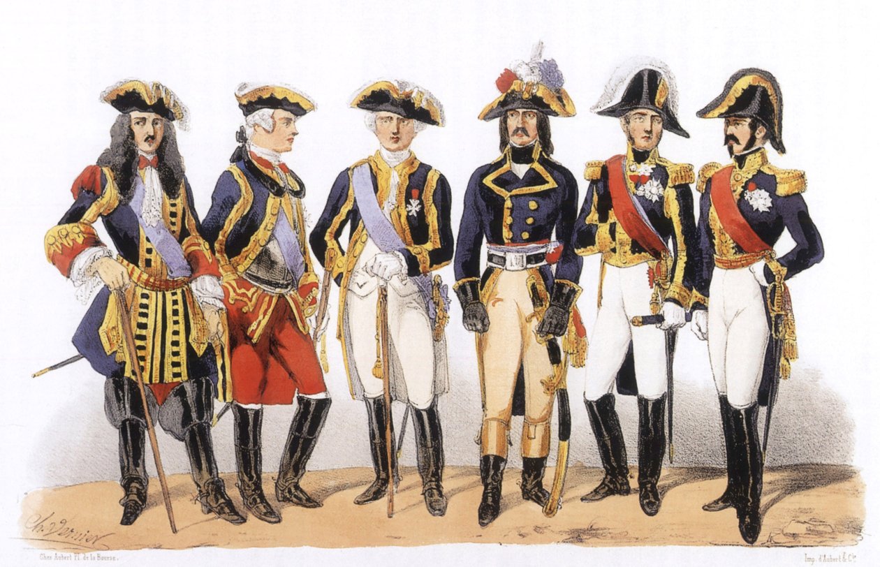 Costumes of the French Army: Military Officers by Charles Vernier