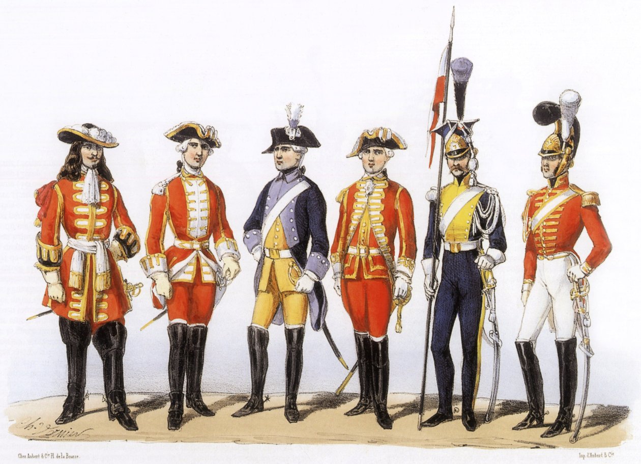 French Army Uniforms: Light-Horses by Charles Vernier