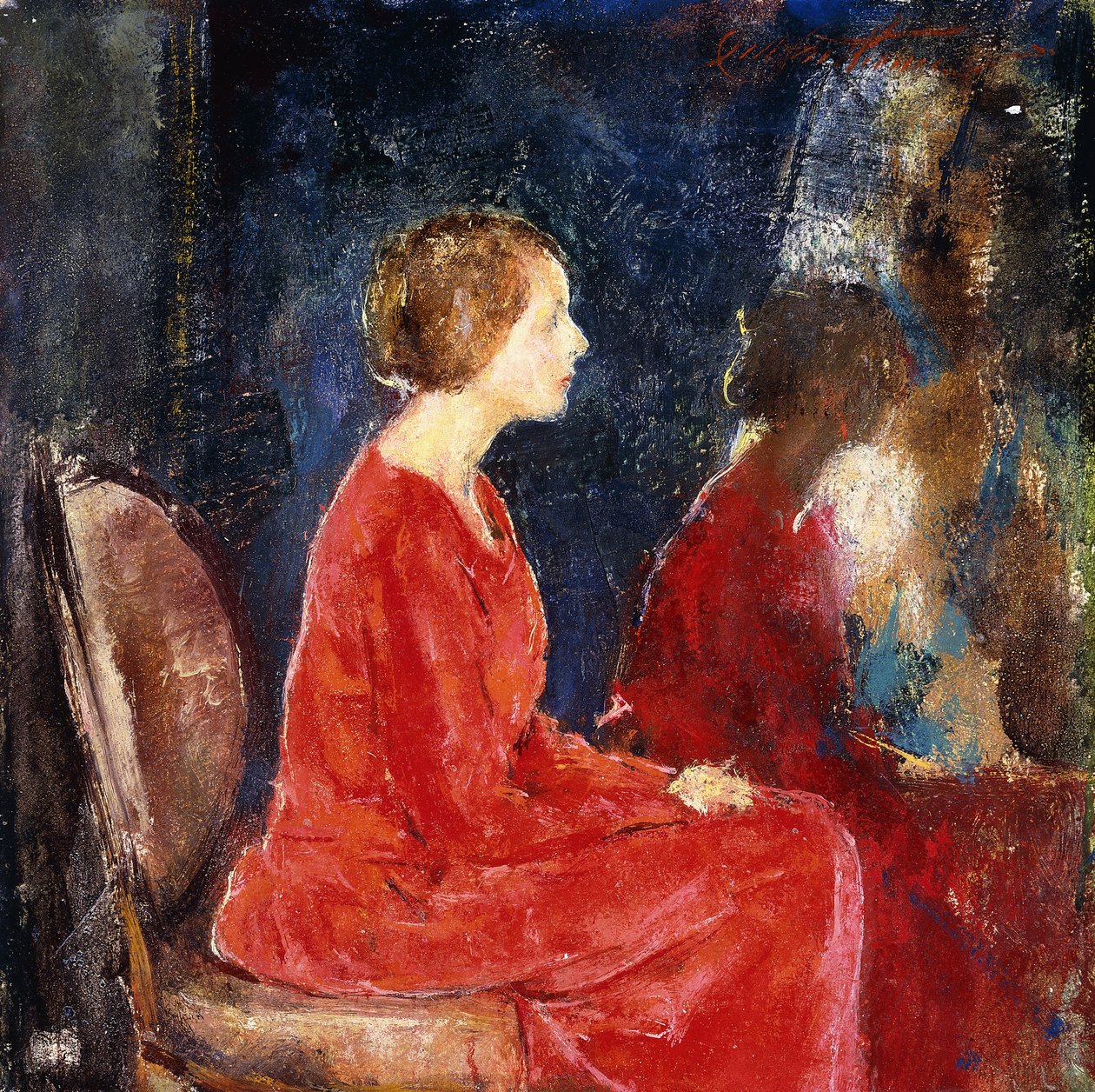 The Red Dress by Charles Webster Hawthorne
